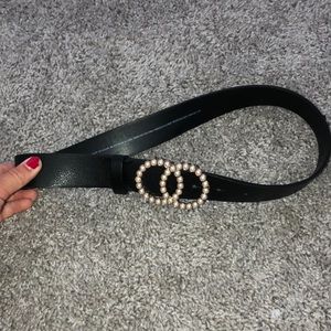 Cute Bead Buckle Belt